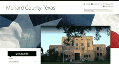 Desktop Screenshot of co.menard.tx.us